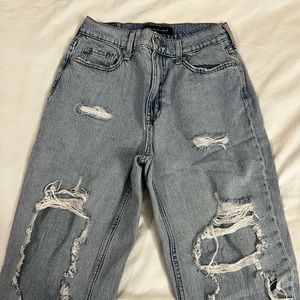 Aeropostale curvy mom jeans
